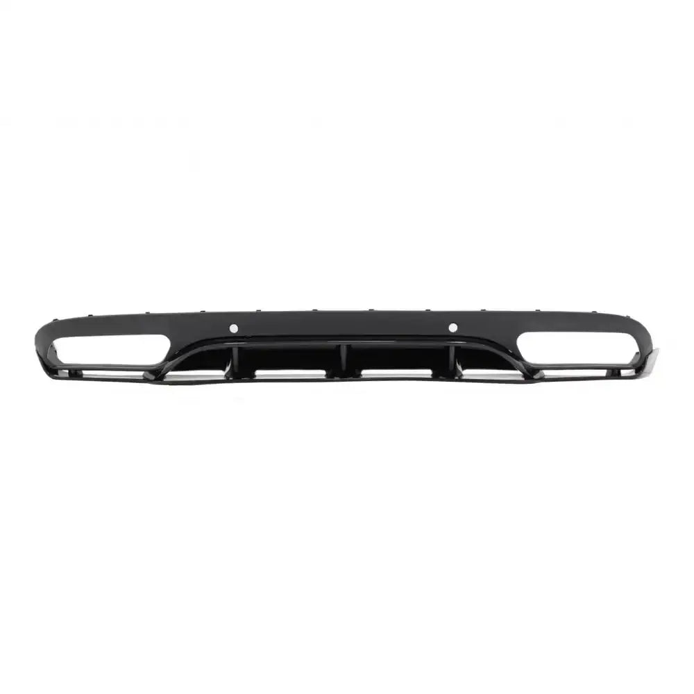 Rear Bumper Valance Diffuser With Exhaust Muffler Tips Suitable for Mercedes C-class C205 A205 Coupe Cabriolet