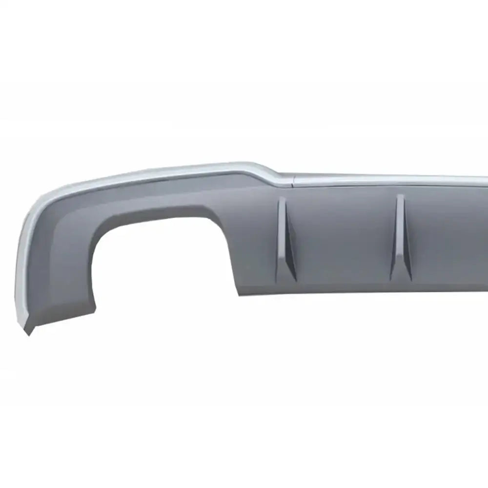Rear Bumper Valance Diffuser With Exhaust Muffler Tips Suitable for Audi A3 8v Facelift (2016-2019) S-line Bumper