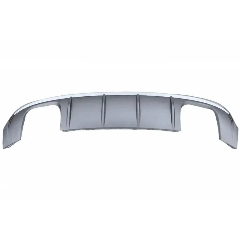 Rear Bumper Valance Diffuser With Exhaust Muffler Tips Suitable for Audi A3 8v Facelift (2016-2019) S-line Bumper Sedan