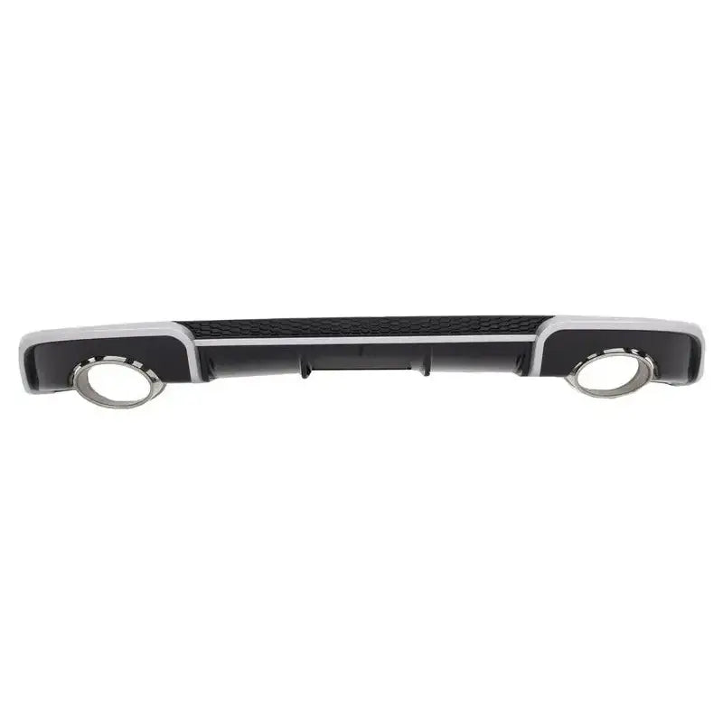 Rear Bumper Valance Diffuser With Exhaust Tips Suitable for Audi A3 8v Hatchback Sportback (2012-2015) Rs3 Design