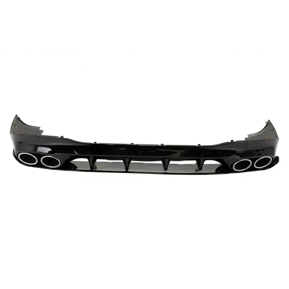 Rear Diffuser And Chrome Exhaust Tips Suitable for Mercedes Cla X118 Shooting Brake C118 Coupe Sport Line (2019-up)
