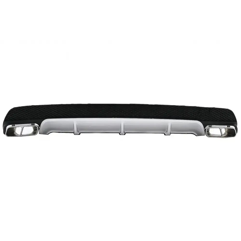 Rear Diffuser Suitable for Mercedes W117 Cla 2013-up Sport Pack Exhaust Tips
