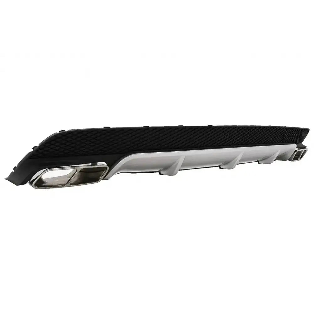 Rear Diffuser Suitable for Mercedes W117 Cla 2013-up Sport Pack Exhaust Tips