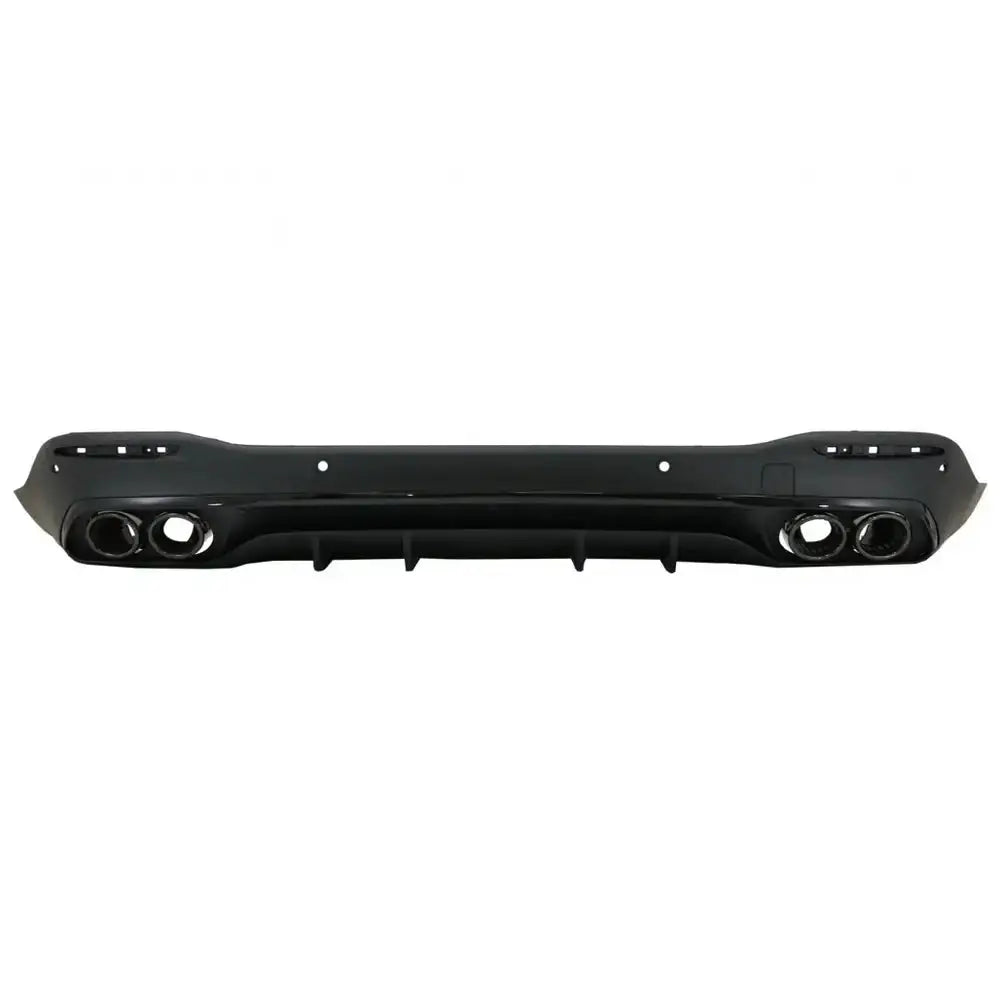 Rear Diffuser With Black Exhaust Muffler Tips Suitable for Mercedes Gle W167 Suv V167 Sport Line (2019-up) Gle53 Design