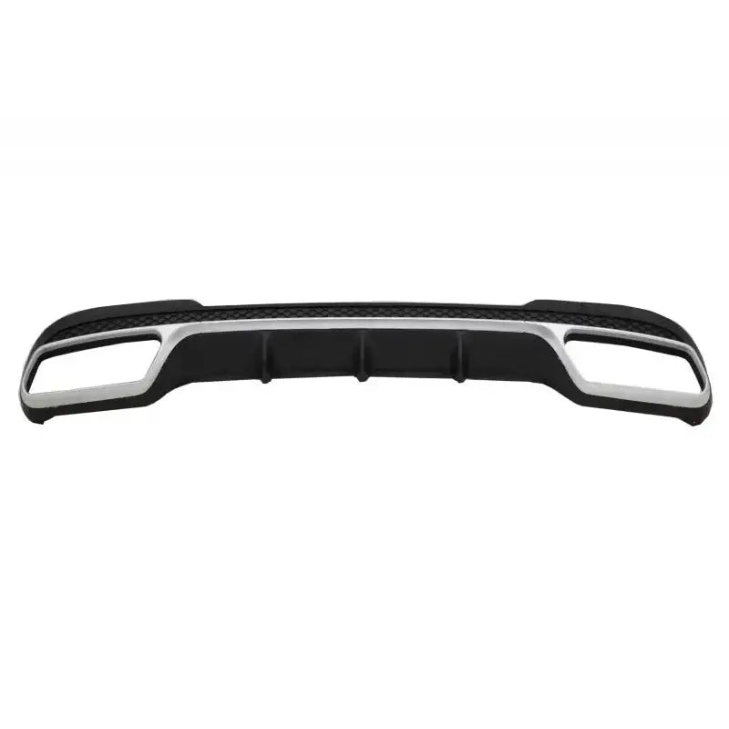Rear Diffuser With Exhaust Muffler Tips Black Suitable for Mercedes E-class W212 S212 Facelift (2013-2016) Only Sport