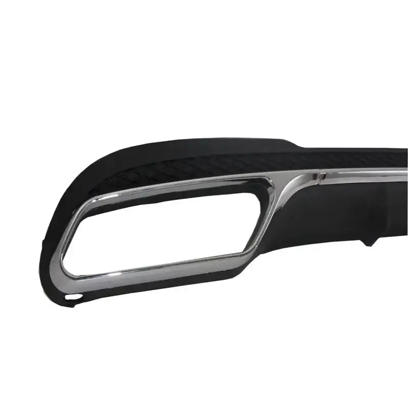 Rear Diffuser With Exhaust Muffler Tips Black Suitable for Mercedes E-class W212 S212 Facelift (2013-2016) Only Sport