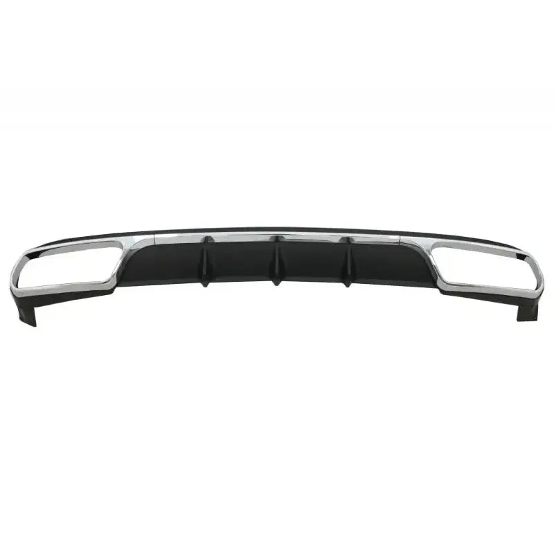Rear Diffuser With Exhaust Muffler Tips Chrome Suitable for Mercedes E-class W212 Facelift (2013-2016) E65 Design Only