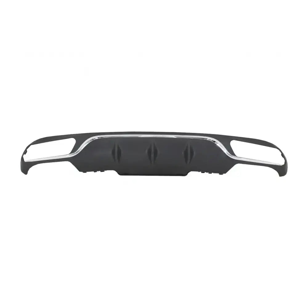 Rear Diffuser With Exhaust Muffler Tips Suitable for Mercedes E-class W213 S213 Standard (2016-2019) E63 Design Black