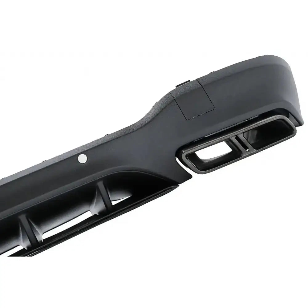 Rear Diffuser With Exhaust Muffler Tips Suitable for Mercedes Glc X253 Suv (2015-up) Night Package Design