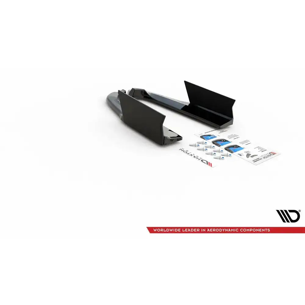 Rear Side Splitters + Flaps V.1 Ford Mustang Gt Mk6 Facelift