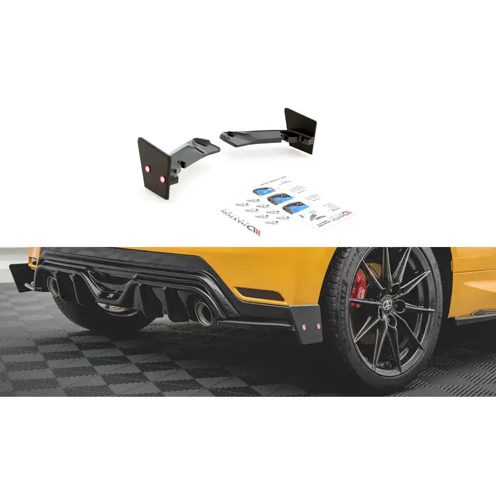 Rear Side Splitters + Flaps V.4 Toyota Gr Yaris Mk4