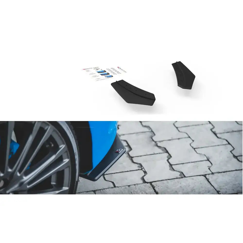 Rear Side Splitters Racing Durability Ford Focus Rs Mk3