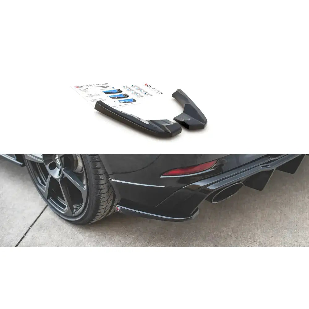 Rear Side Splitters V.2 Audi Rs3 8v Sportback Facelift