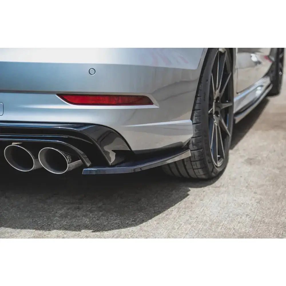 Rear Side Splitters V.2 Audi S3 Sedan 8v Facelift