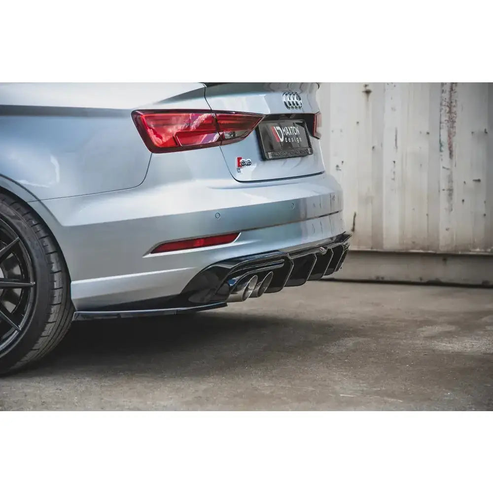 Rear Side Splitters V.2 Audi S3 Sedan 8v Facelift