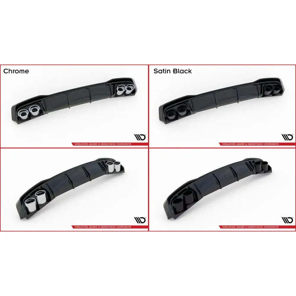 Rear Valance + Exhaust Ends Imitation Peugeot 308 Gt Mk2 Facelift 17- - 8