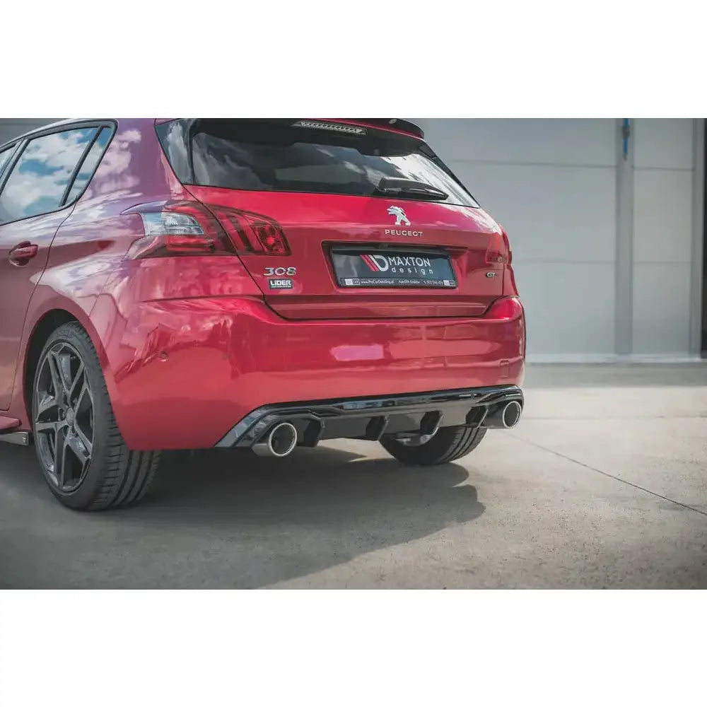 Rear Valance + Exhaust Ends Imitation Peugeot 308 Gt Mk2 Facelift 17- - 5