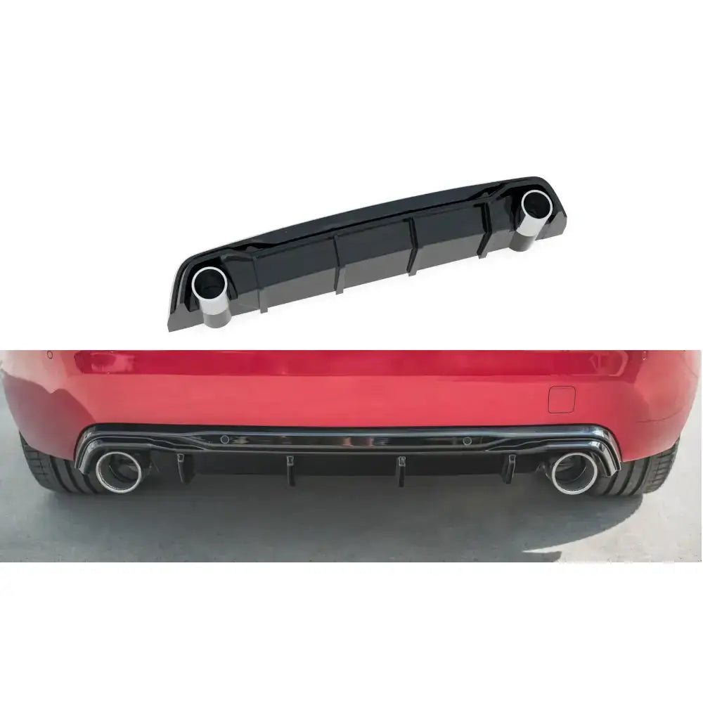 Rear Valance + Exhaust Ends Imitation Peugeot 308 Gt Mk2 Facelift 17- - 1