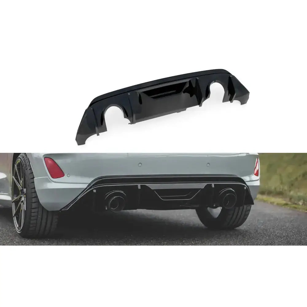 Rear Valance + Milltek Sport Exhaust Extension Ford Fiesta Mk8 St 17- - 1