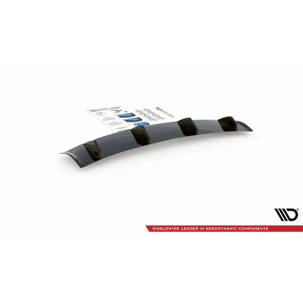 Porsche Panamera 970 med sort bakre diffuser i ABS-materiale