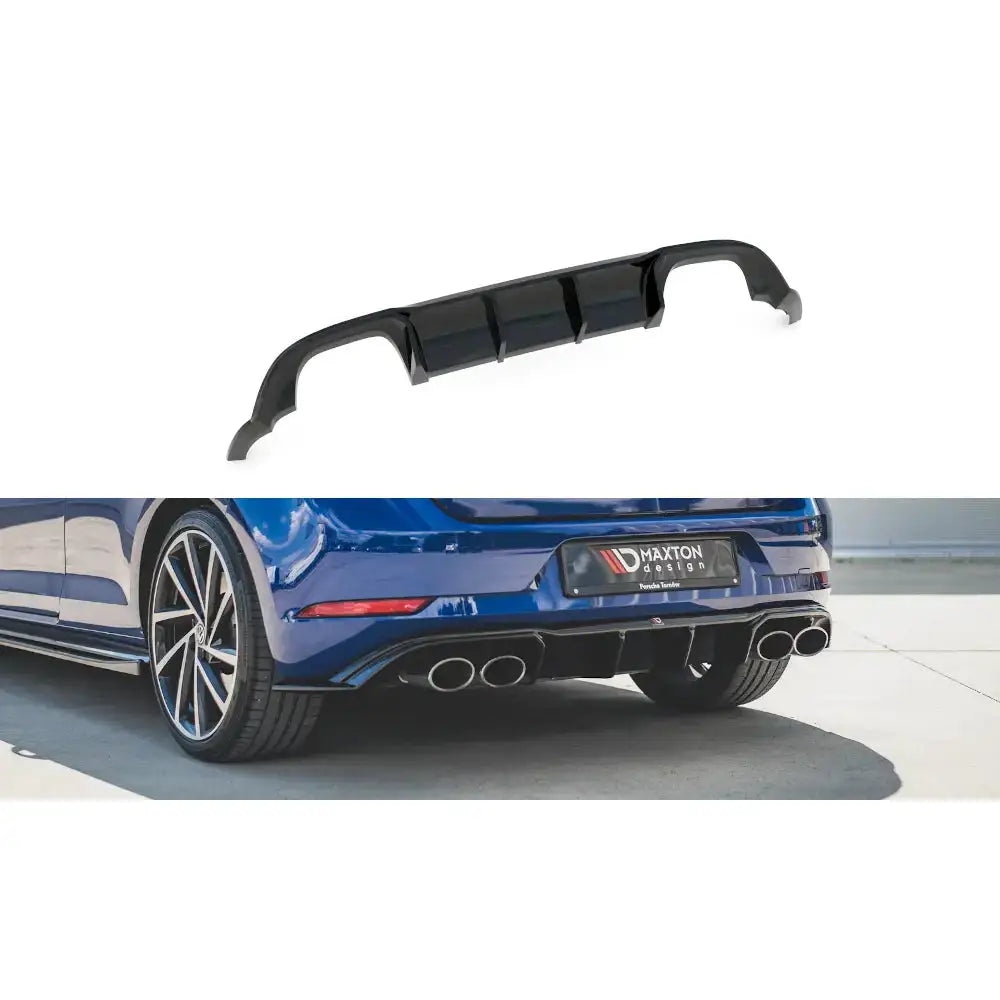 Rear Valance V.3 Vw Golf 7 r Facelift