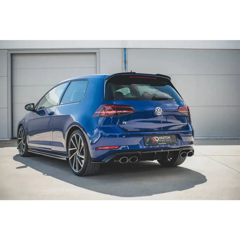 Rear Valance V.3 Vw Golf 7 r Facelift