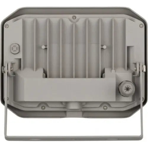 Reflektor LED AL 3000 utendørslampe bakfra, viser kjøleribber, monteringsbrakett og solide festeskruer.