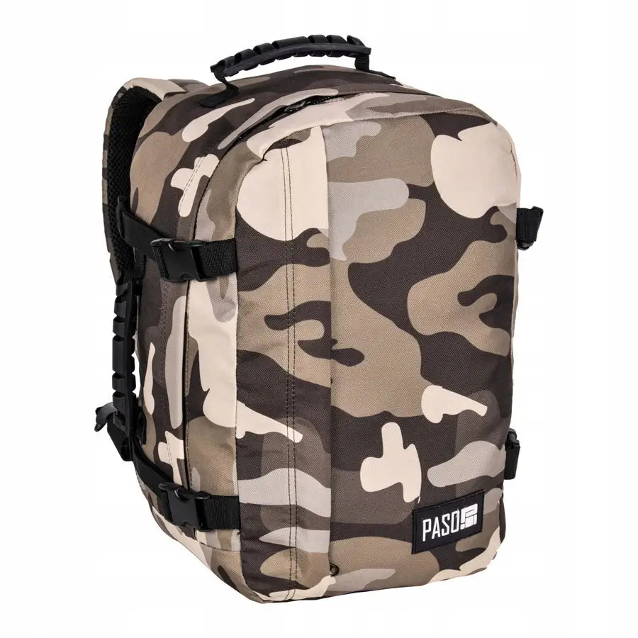 Reise Ryggsekk Paso for Ryanair Wizzair Håndbagasje Moro Khaki