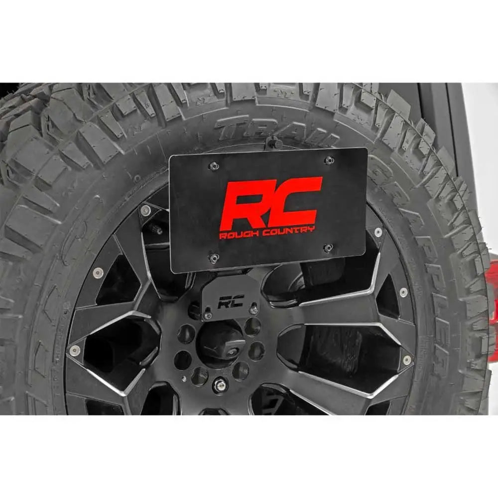 Relokasjon av Skiltfeste Rough Country - Jeep Wrangler Jk 4 d 07-18