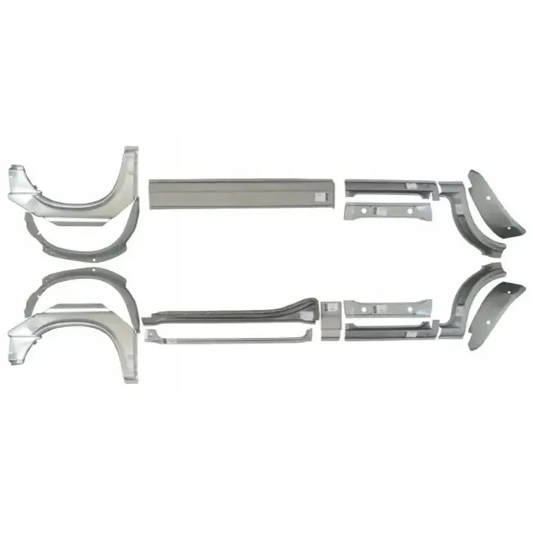 Reparasjonspanel Kanal + skjerm Høyre + venstre - Vw T4 90-03