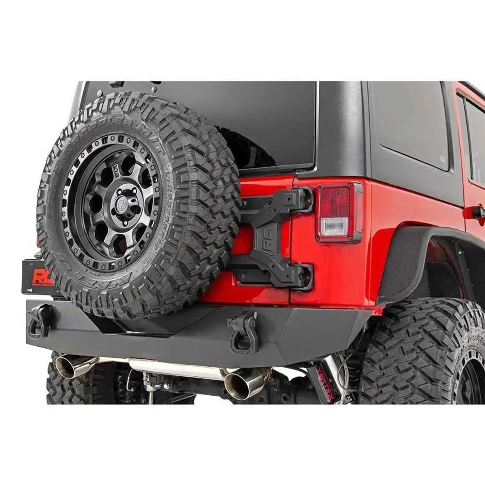 Reservehjulholder med Lysofrelokasjon Heavy Duty Rough Country - Jeep Wrangler Jk 4 d 07-18