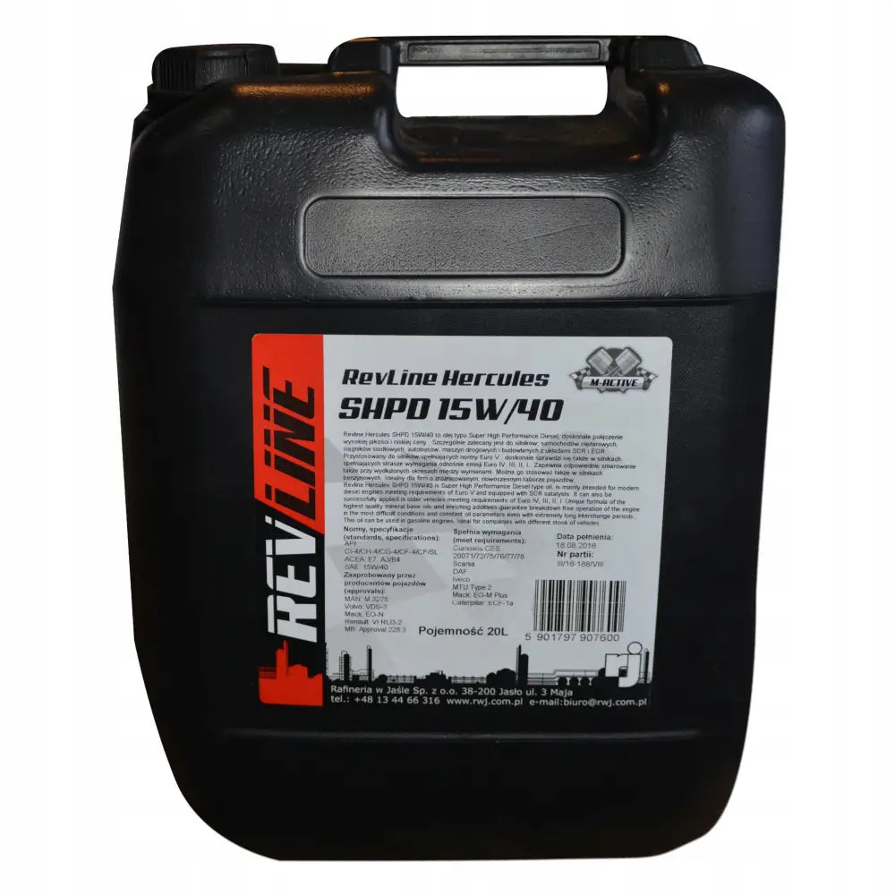 Revline Hercules Shpd 15w40 20 Liter