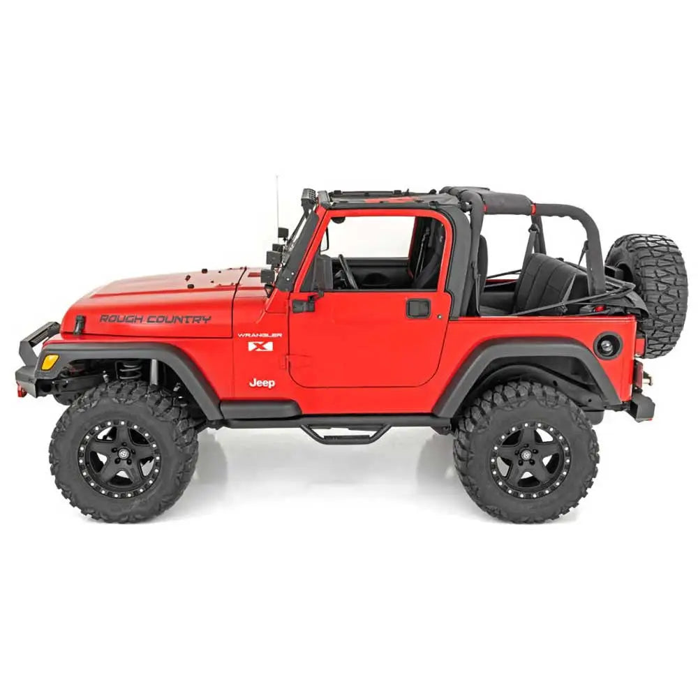 Rough Country Factory Style - Skjermforlengelser Foran og bak for Jeep Wrangler Tj 97-06