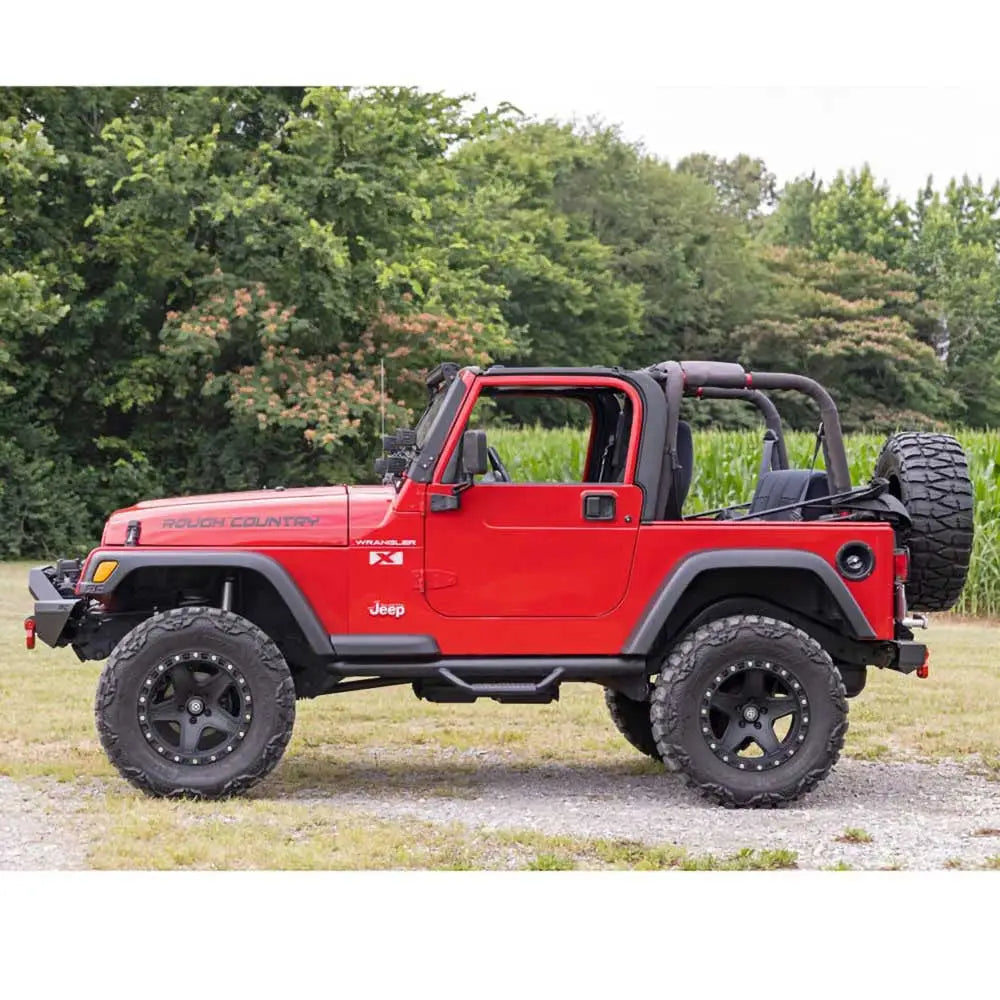 Rough Country Factory Style - Skjermforlengelser Foran og bak for Jeep Wrangler Tj 97-06
