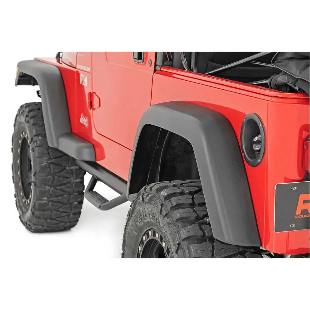 Rough Country Factory Style - Skjermforlengelser Foran og bak for Jeep Wrangler Tj 97-06
