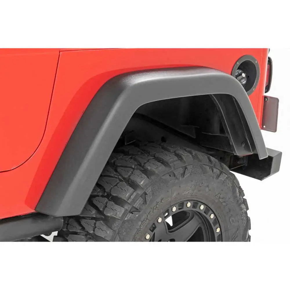 Rough Country Factory Style - Skjermforlengelser Foran og bak for Jeep Wrangler Tj 97-06