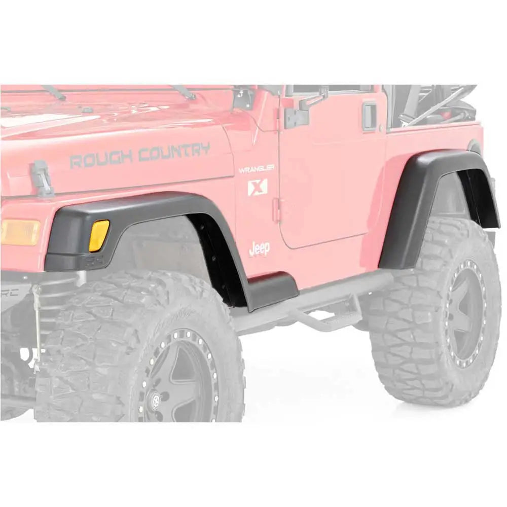 Rough Country Factory Style - Skjermforlengelser Foran og bak for Jeep Wrangler Tj 97-06