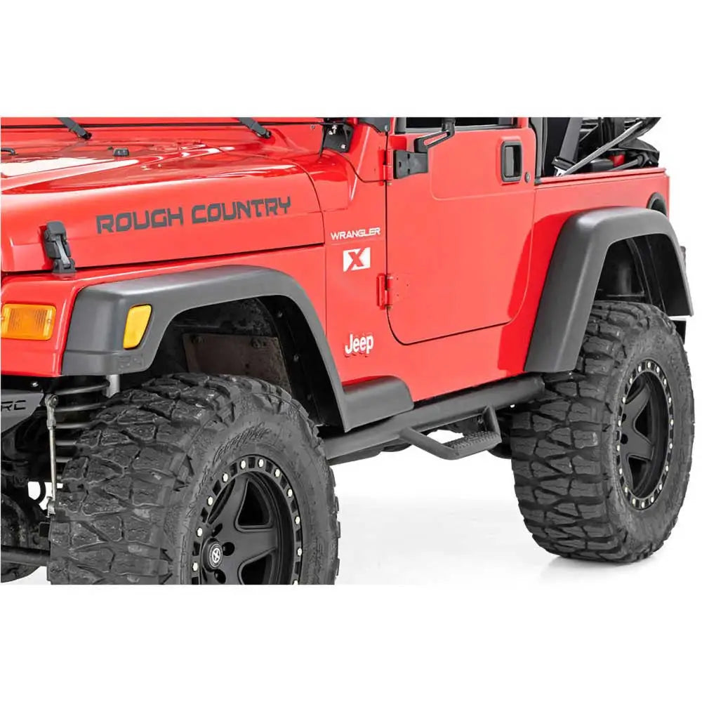 Rough Country Factory Style - Skjermforlengelser Foran og bak for Jeep Wrangler Tj 97-06