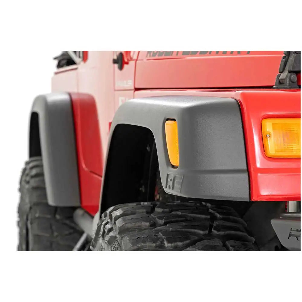 Rough Country Factory Style - Skjermforlengelser Foran og bak for Jeep Wrangler Tj 97-06