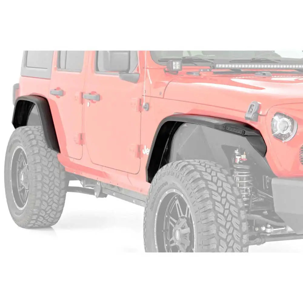 Rough Country Led Flat Skjermbredde Kit - Jeep Wrangler Jl 4 d 18-