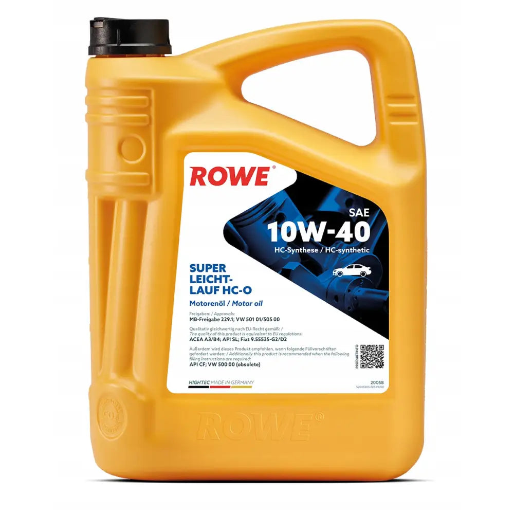 Rowe Hightec Super Lettløpsolje 5l 10w40