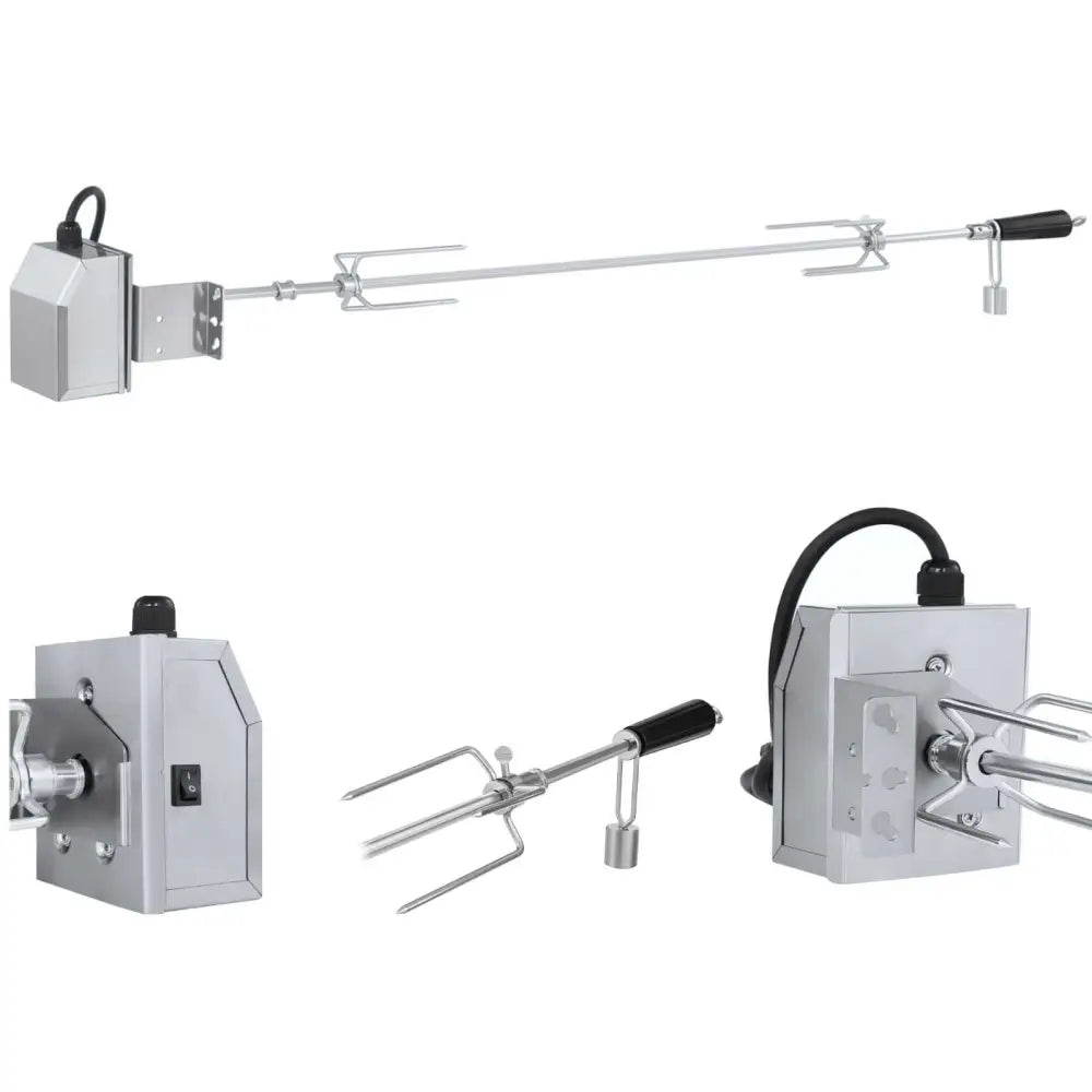 Rozen Elektrisk Dreibar Grillspidd 2 Omdr./min 105cm
