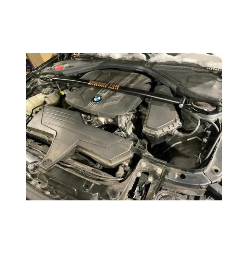 Fremre avstiver for BMW F80 M3 og F82 M4 med flatovalt stålprofil 40x20 mm