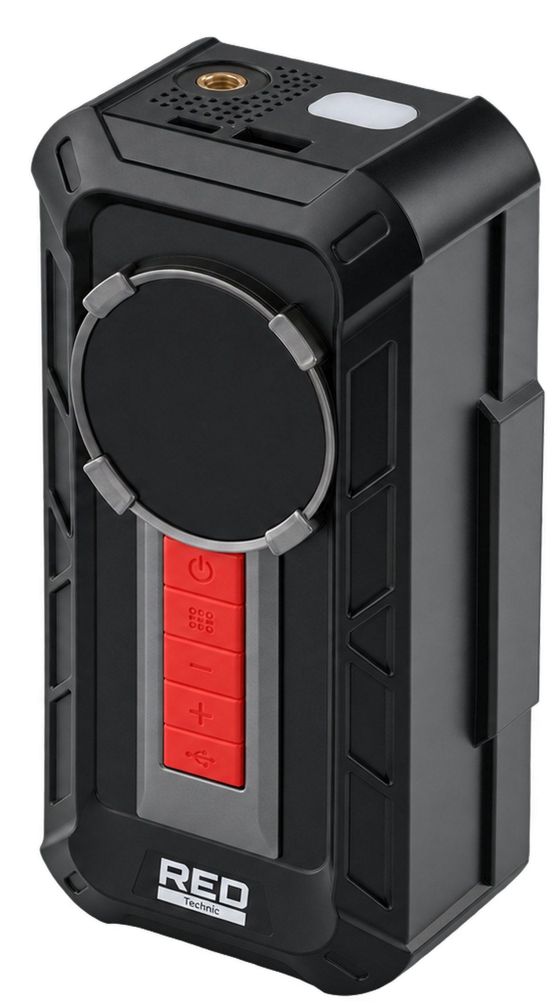 Startbooster Red Technic 3-i-1 med kompressor og powerbank