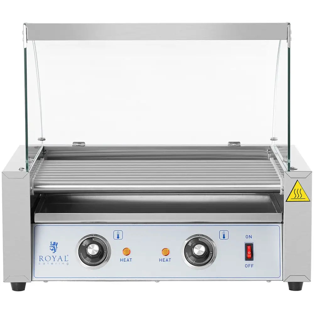 Rullegrill til Pølser og Hot Dogs med Beskyttelse - 9 Ruller 900 w