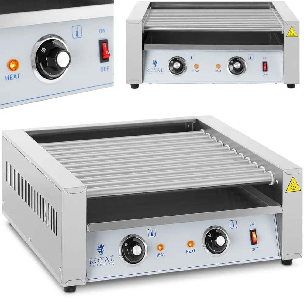 Rullegrill til Pølser og Hotdog - 11 Ruller 1100 w