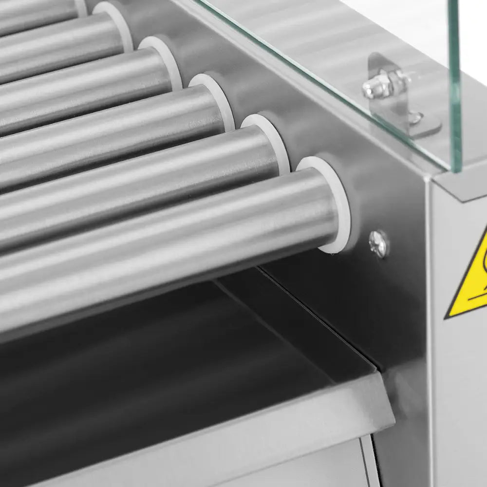 Rullende Grillpølsevarmer med 11 Valser 1100 w