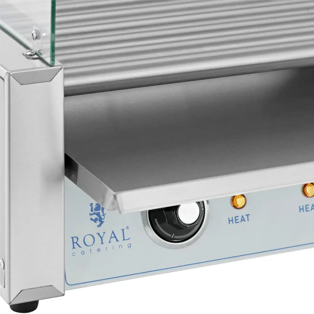 Rullende Grillpølsevarmer med Beskyttelse - 7 Ruller 700 w