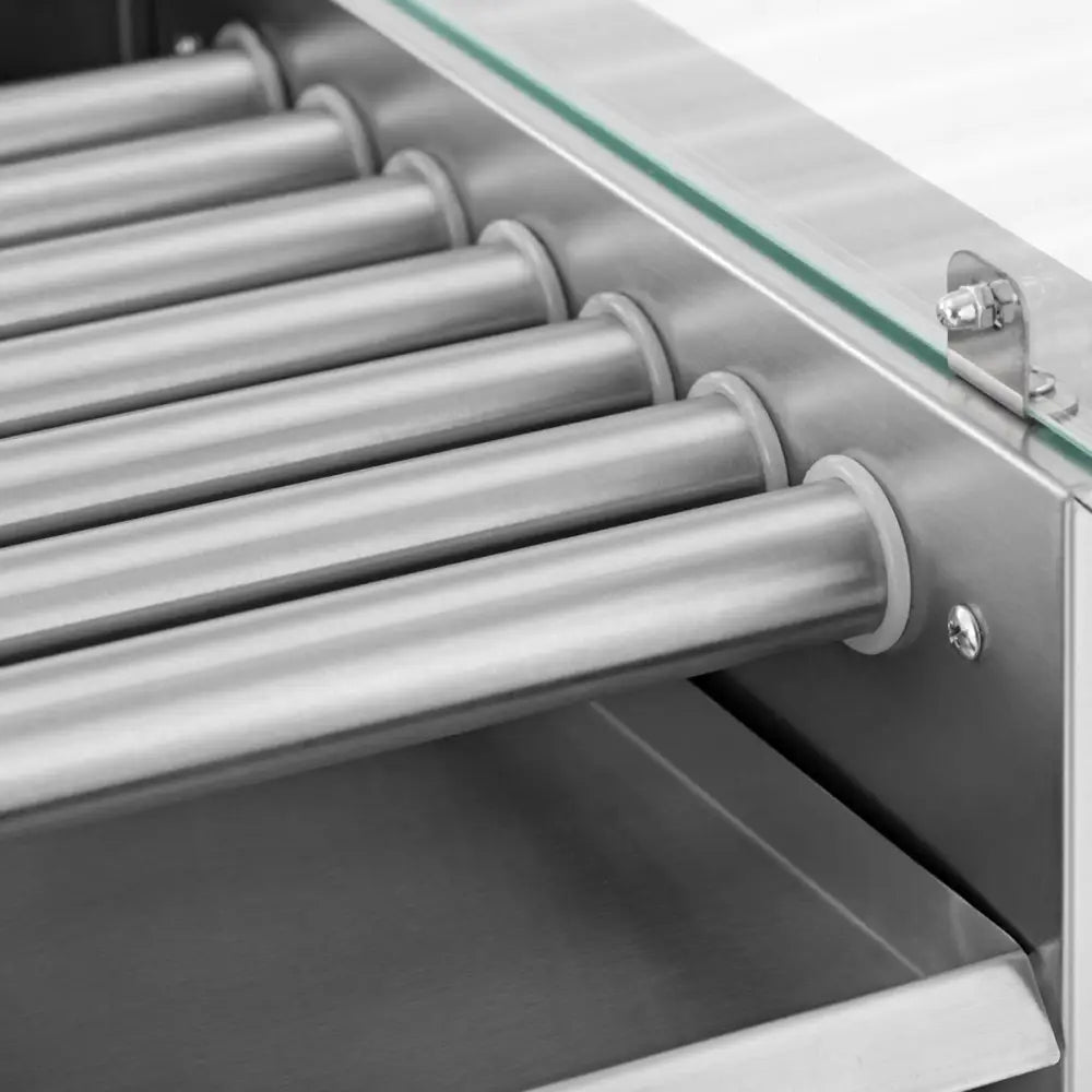 Rullende Grillpølsevarmer med Beskyttelse - 7 Ruller 700 w