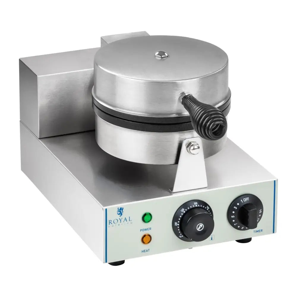 Rund Enkel Wafeljern med Teflonbelegg 18,5 Cm